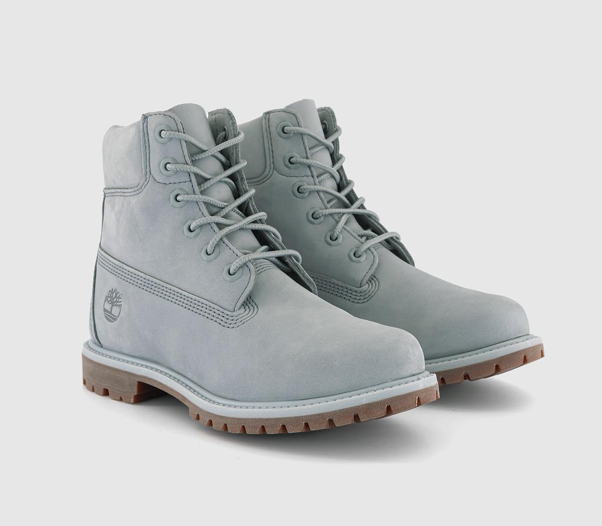 Timberland Premium 6 Boots Timberland Premium 6 Boots Light Grey Nubuck