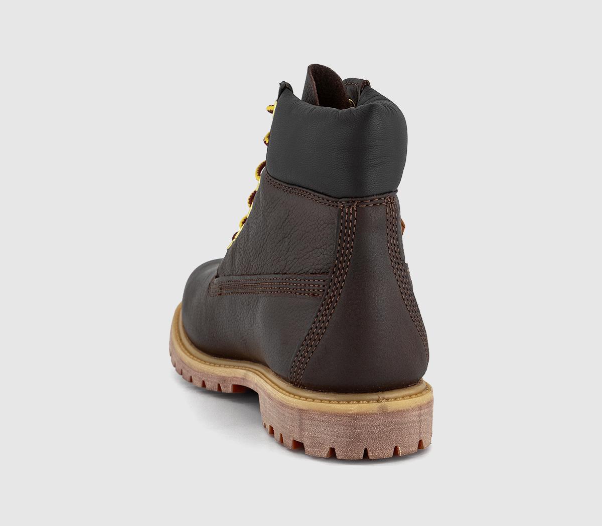 Timberland Premium 6 Boots Timberland Premium 6 Boots Dark Brown Full Grain