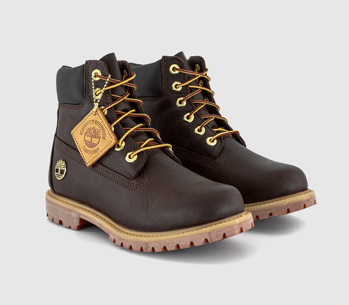 Timberland Premium 6 Boots Timberland Premium 6 Boots Dark Brown Full Grain