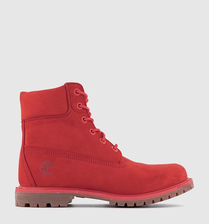 Mens red cheap timberland boots uk