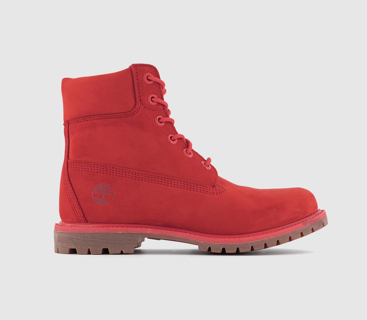 Premium 6 Boots Medium Red Nubuck