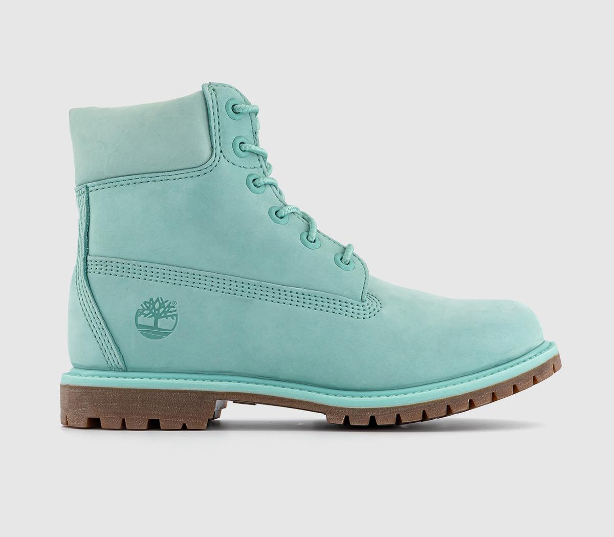 Timberland Premium 6 Inch Boots Green - Women's Ankle Boots