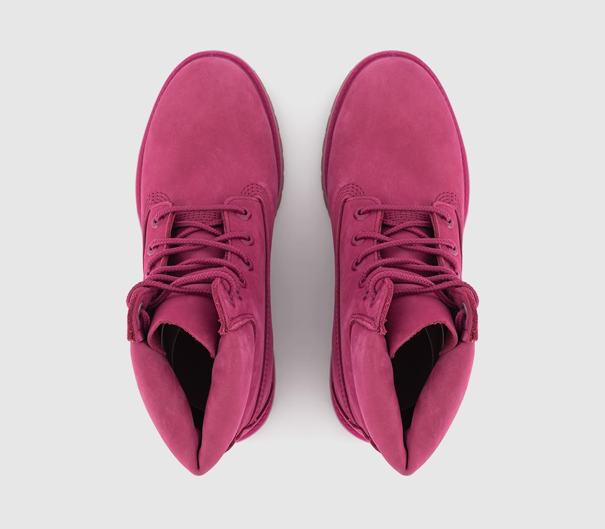 TimberlandPremium 6 Inch BootsDark Pink Nubuck