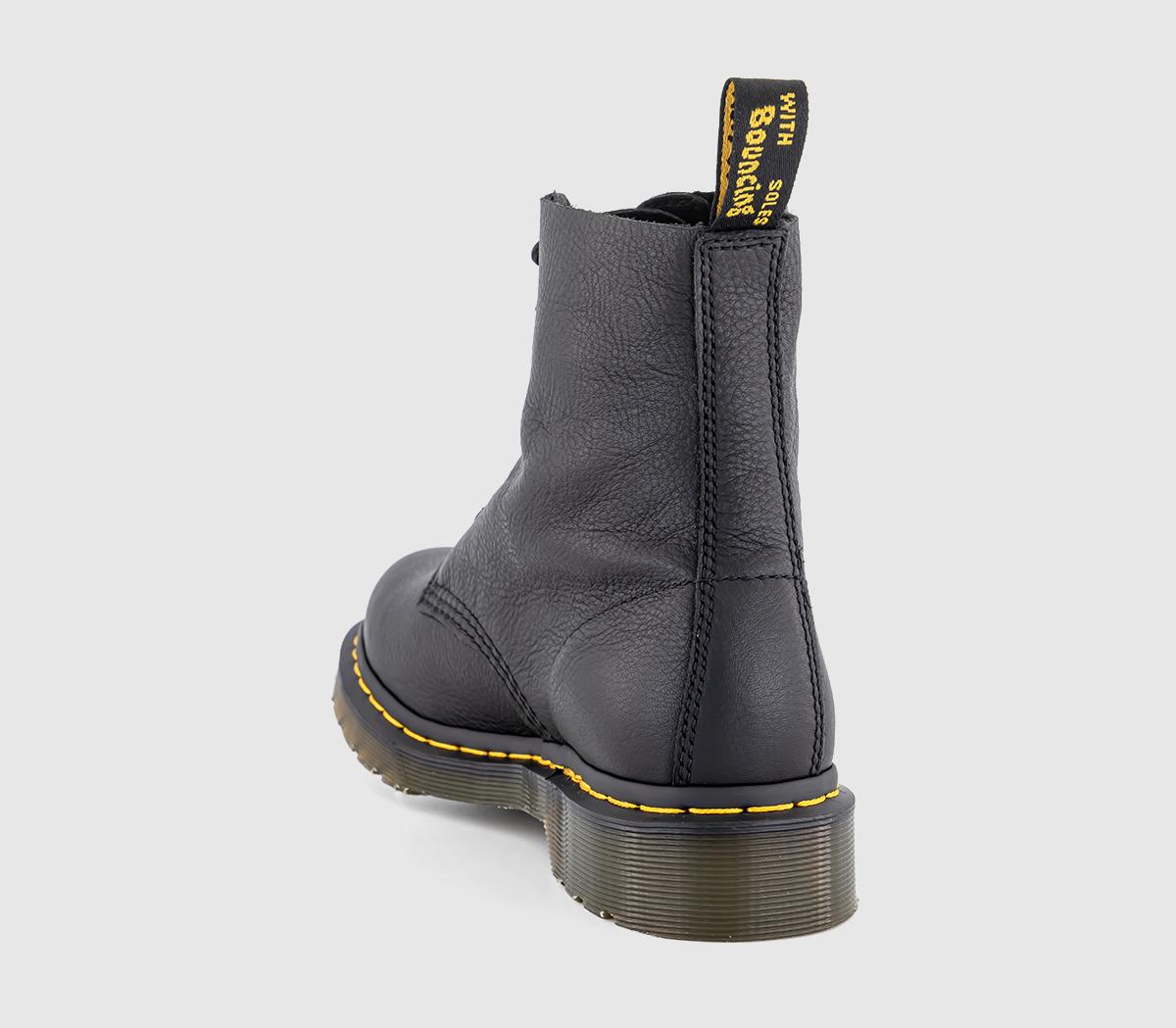 Dr. Martens1460 Soft Leather Lace Up Boots Black Virginia