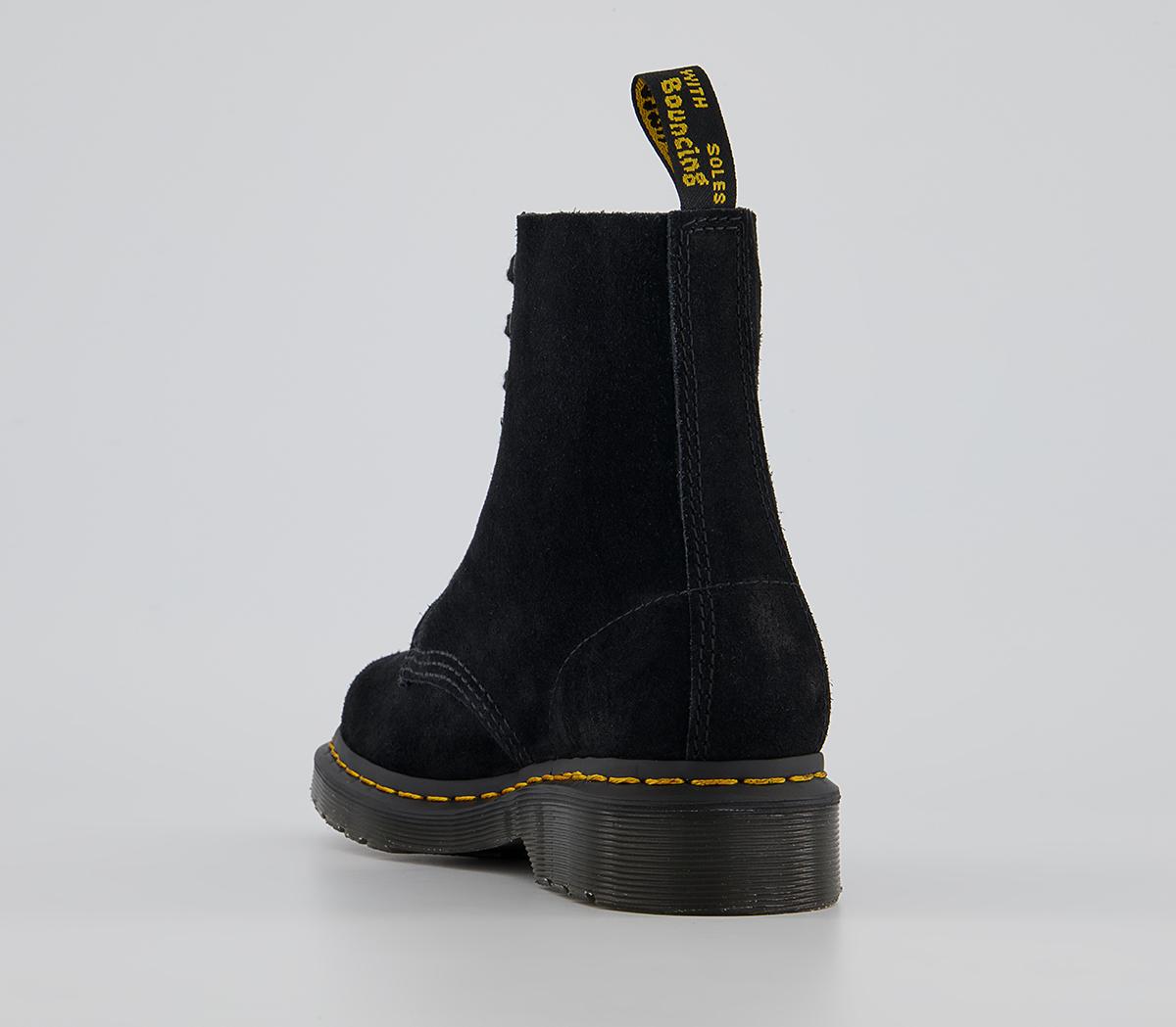 Dr. Martens 8 Eyelet Lace Up Boots Dr. Martens 8 Eyelet Lace Up Boots Black Eh Suede Mb