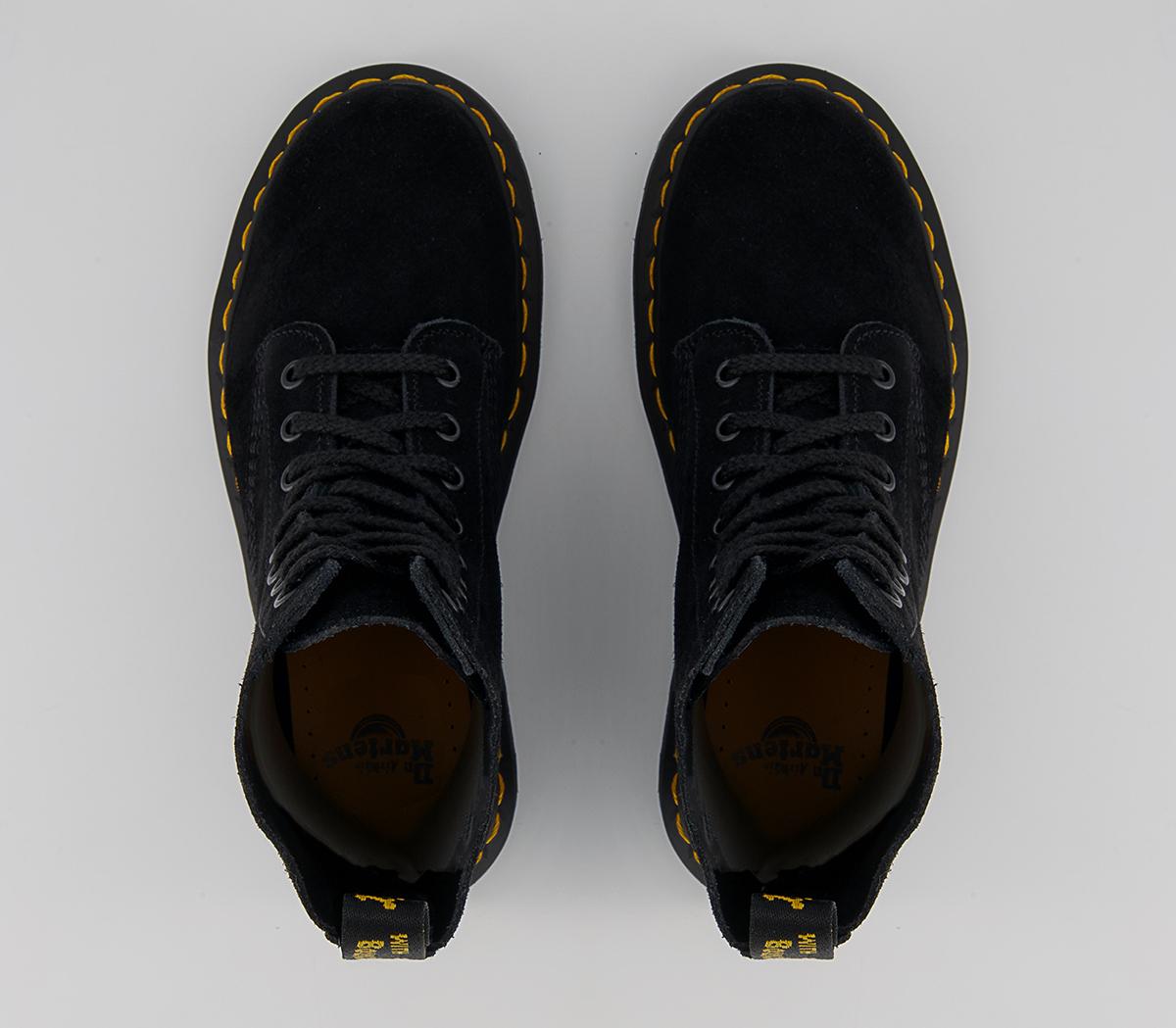 Dr. Martens 8 Eyelet Lace Up Boots Dr. Martens 8 Eyelet Lace Up Boots Black Eh Suede Mb