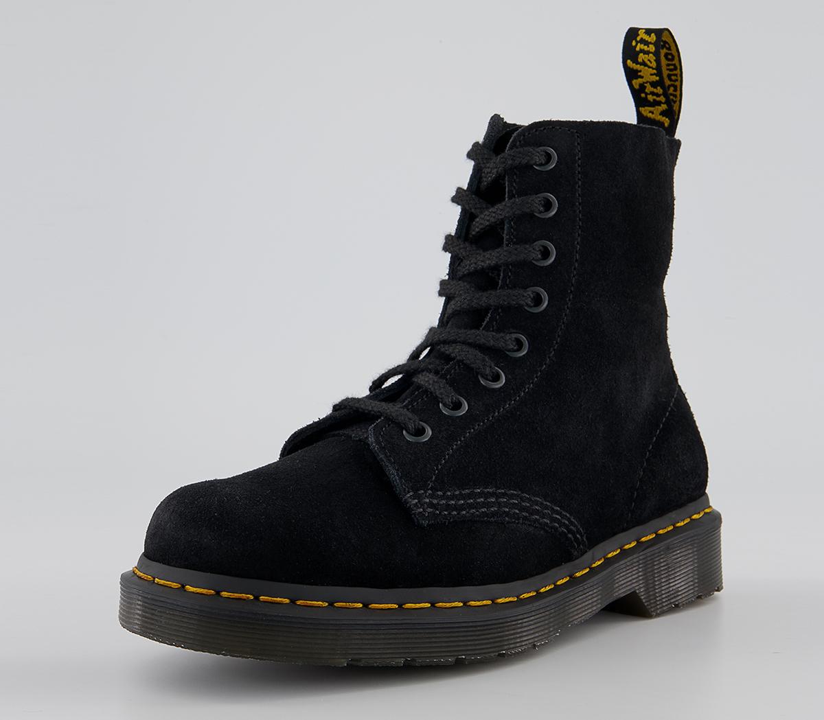 Dr. Martens 8 Eyelet Lace Up Boots Dr. Martens 8 Eyelet Lace Up Boots Black Eh Suede Mb