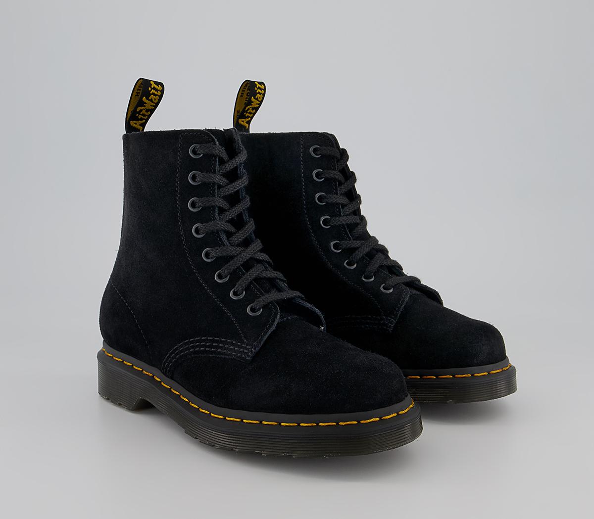 Dr. Martens 8 Eyelet Lace Up Boots Dr. Martens 8 Eyelet Lace Up Boots Black Eh Suede Mb