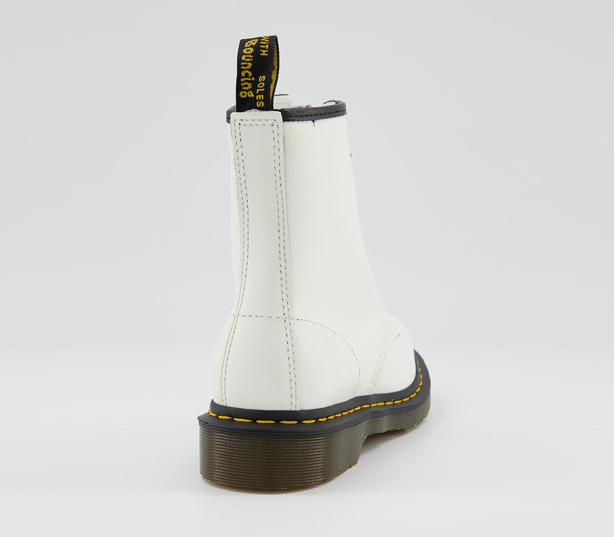 Dr. Martens 8 Eyelet Lace Up Boots Dr. Martens 8 Eyelet Lace Up Boots White