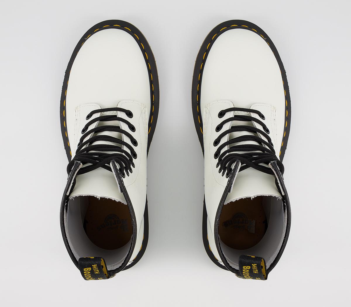 Dr. Martens 8 Eyelet Lace Up Boots Dr. Martens 8 Eyelet Lace Up Boots White