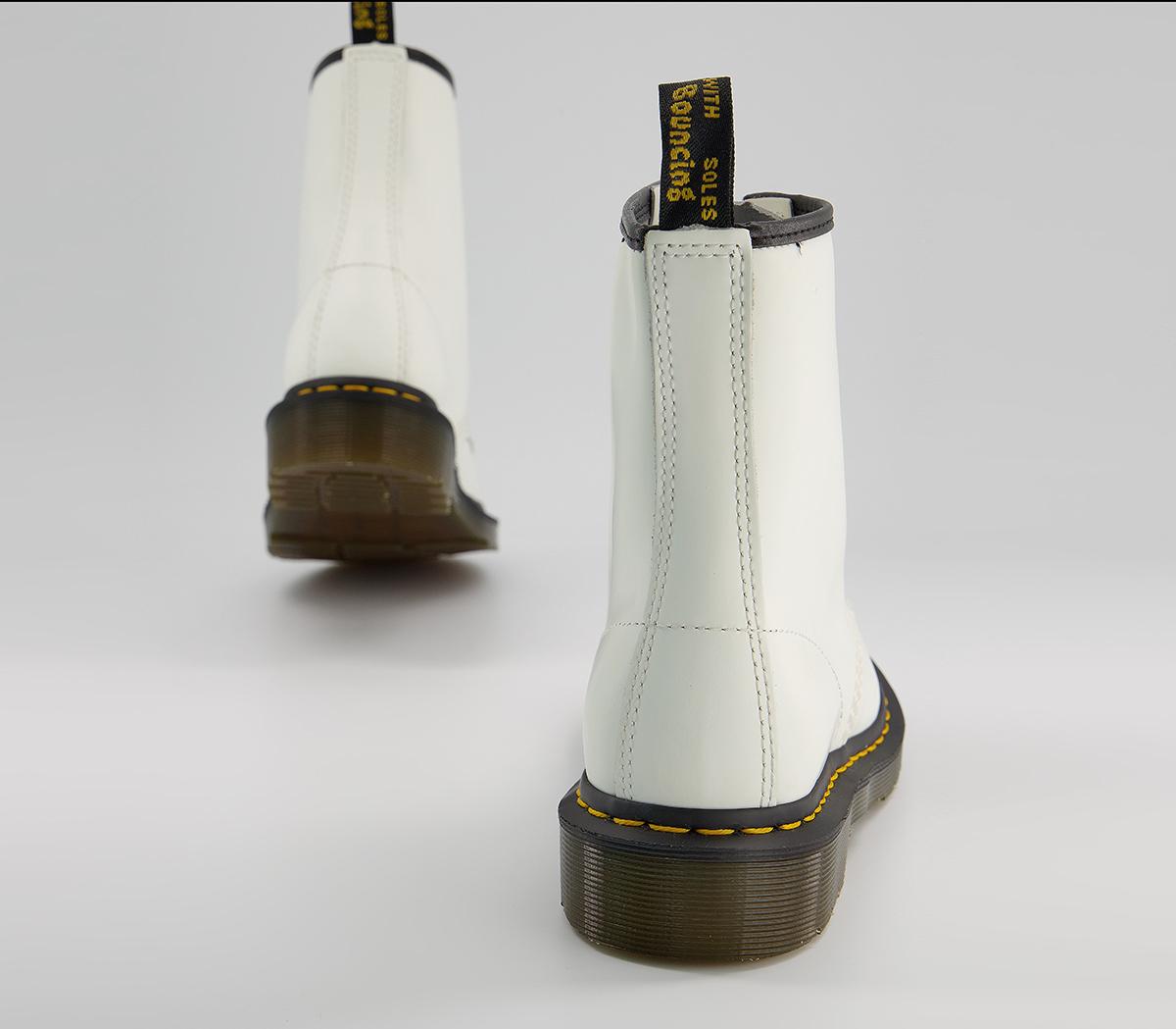 Dr. Martens 8 Eyelet Lace Up Boots Dr. Martens 8 Eyelet Lace Up Boots White