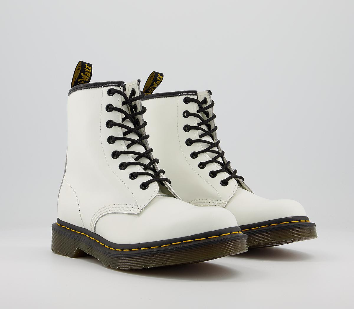 Dr. Martens 8 Eyelet Lace Up Boots Dr. Martens 8 Eyelet Lace Up Boots White