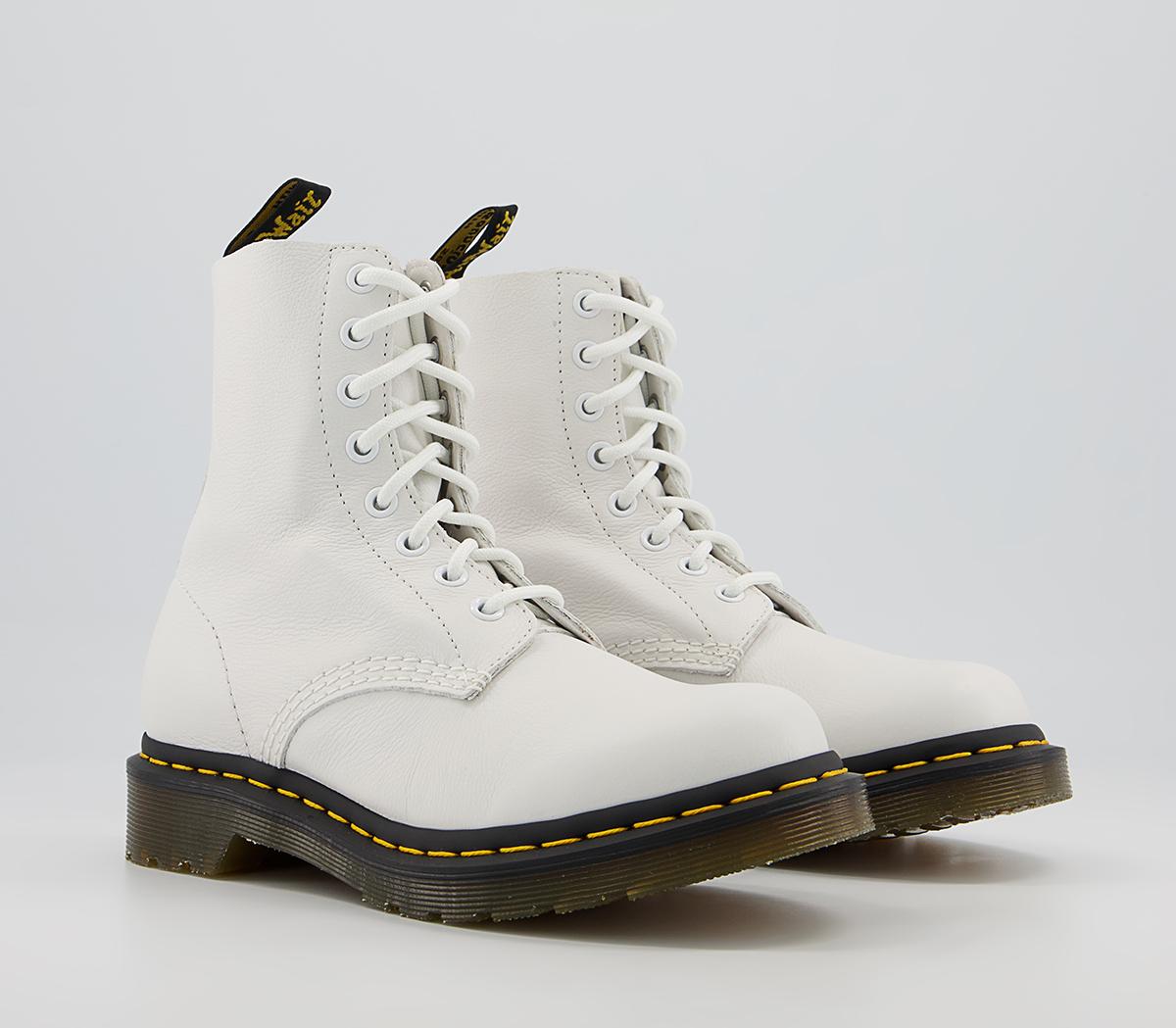 Dr. Martens 8 Eyelet Lace Up Boots Dr. Martens 8 Eyelet Lace Up Boots White Virginia