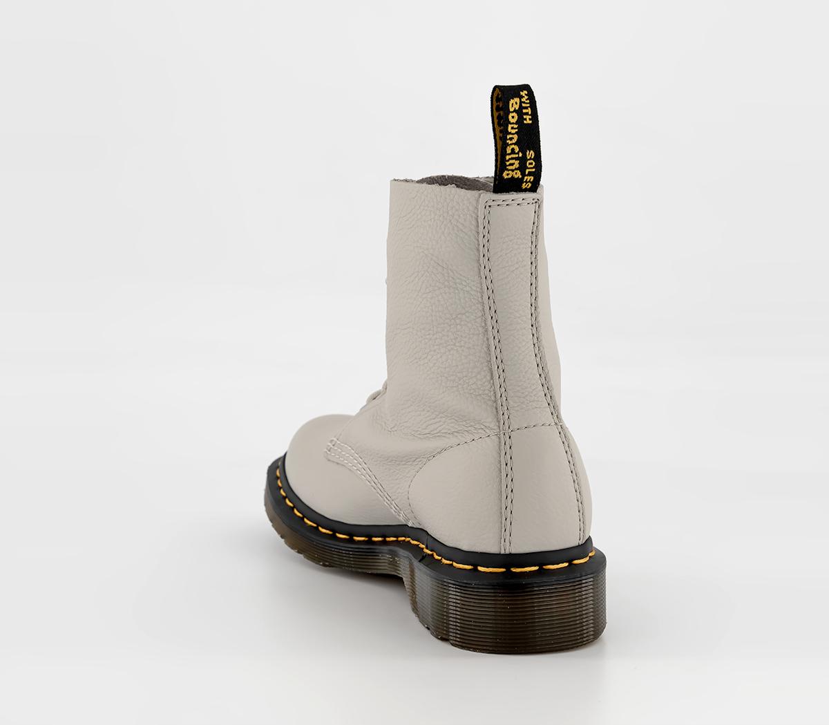 Dr. Martens8 Eyelet Lace Up BootsCobblestone Grey Virginia