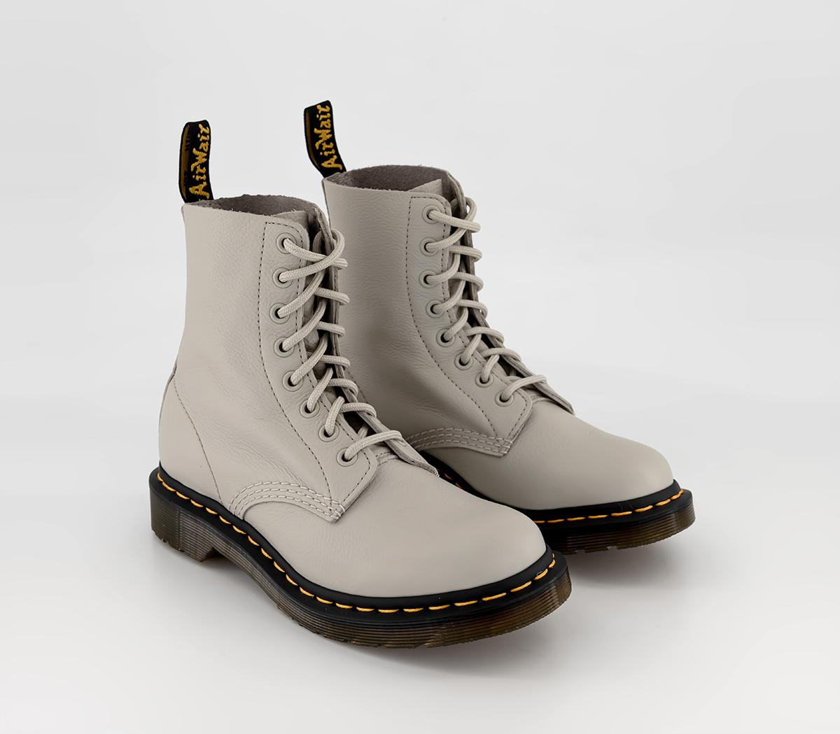Dr. Martens8 Eyelet Lace Up BootsCobblestone Grey Virginia