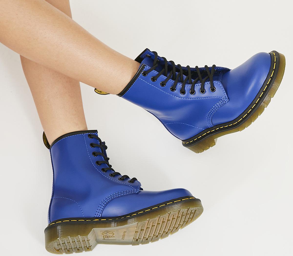 blue dr martens womens