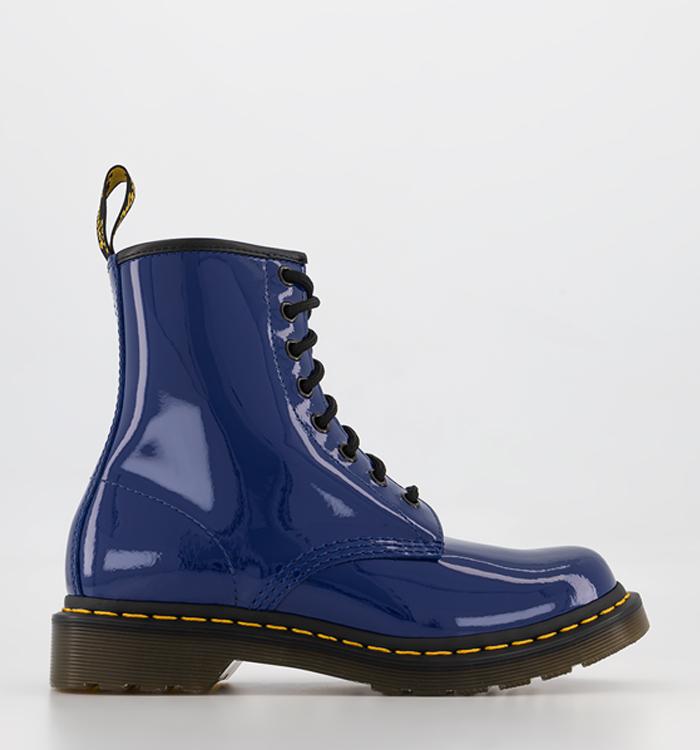 Blue cheap doc martens