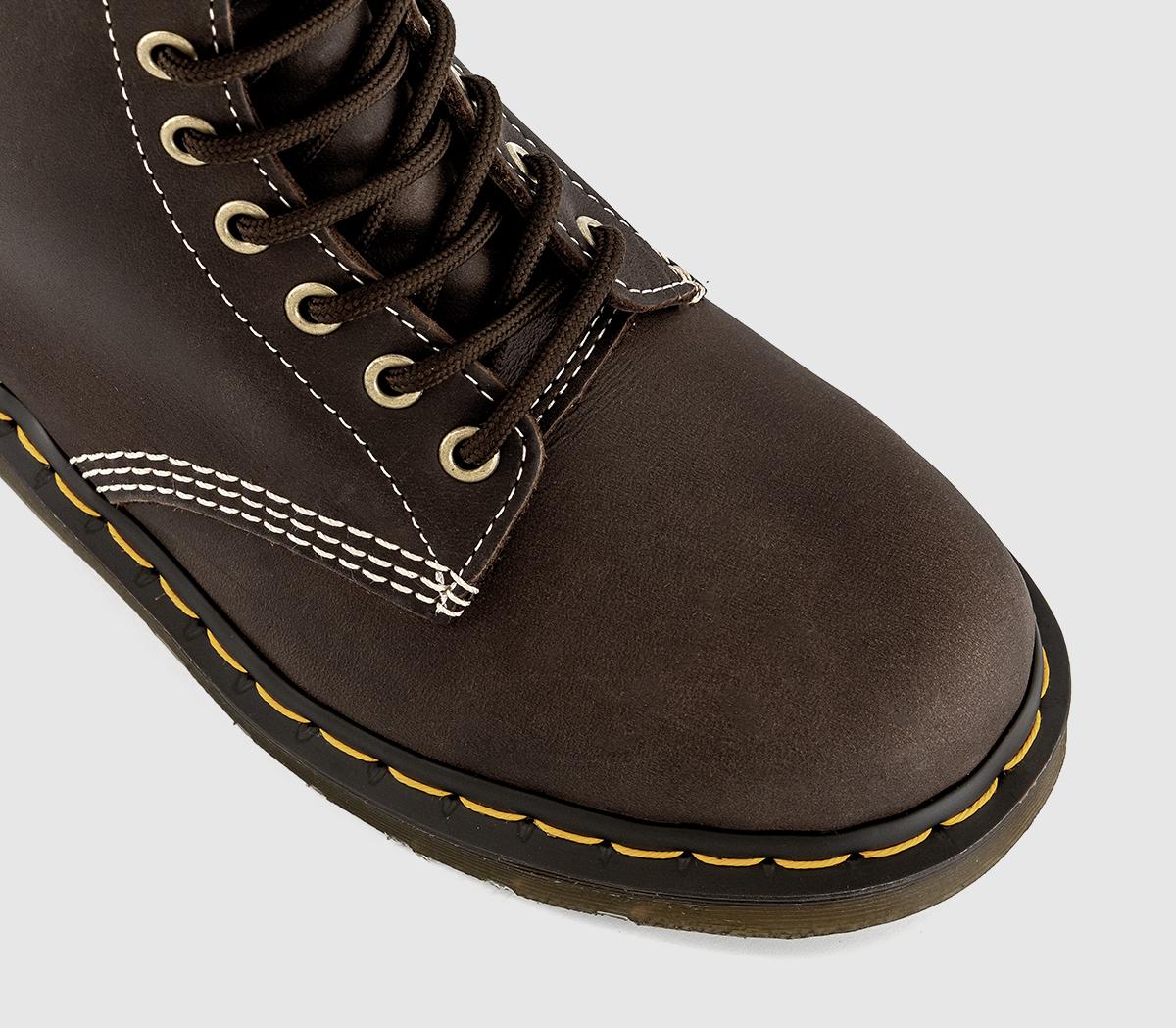 Dr. Martens8 Eyelet Lace Up BootsDark Brown Wyoming
