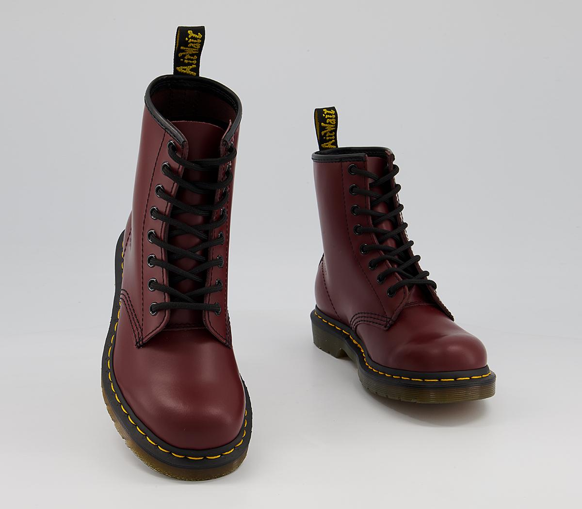 Dr. Martens8 Eyelet Lace Up BootsCherry Red