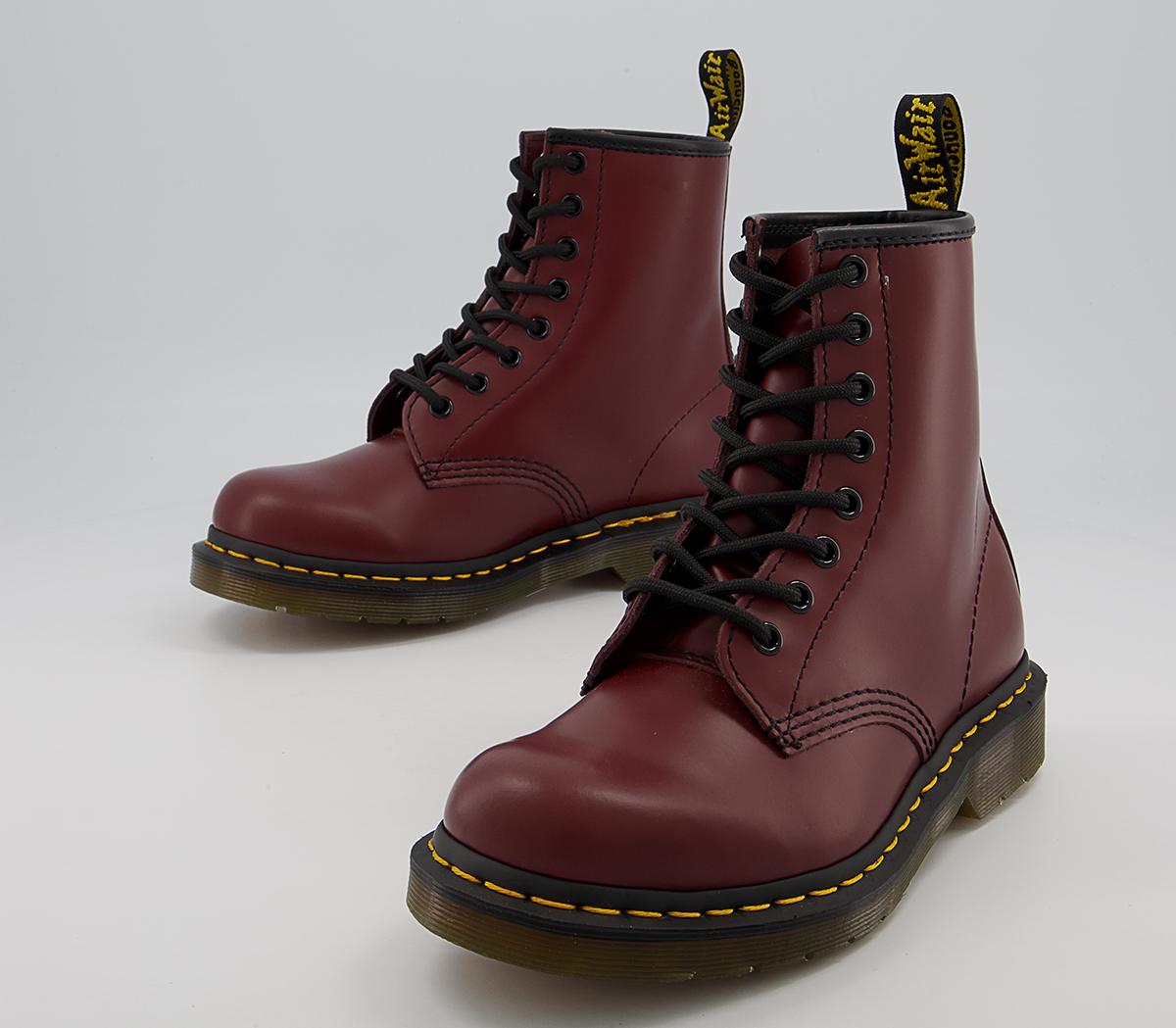 Dr. Martens8 Eyelet Lace Up BootsCherry Red