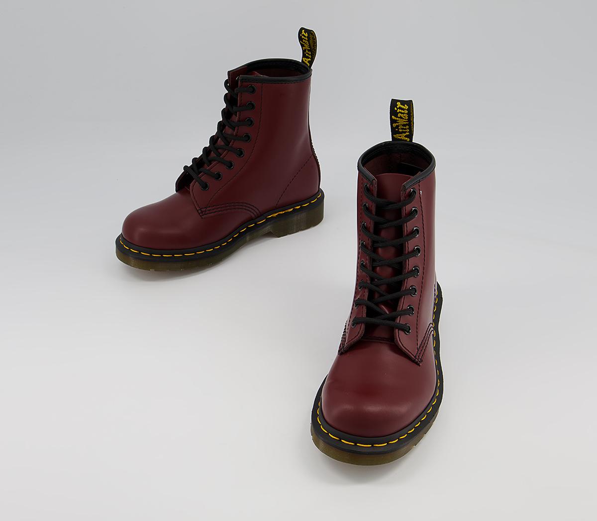 Dr. Martens8 Eyelet Lace Up BootsCherry Red