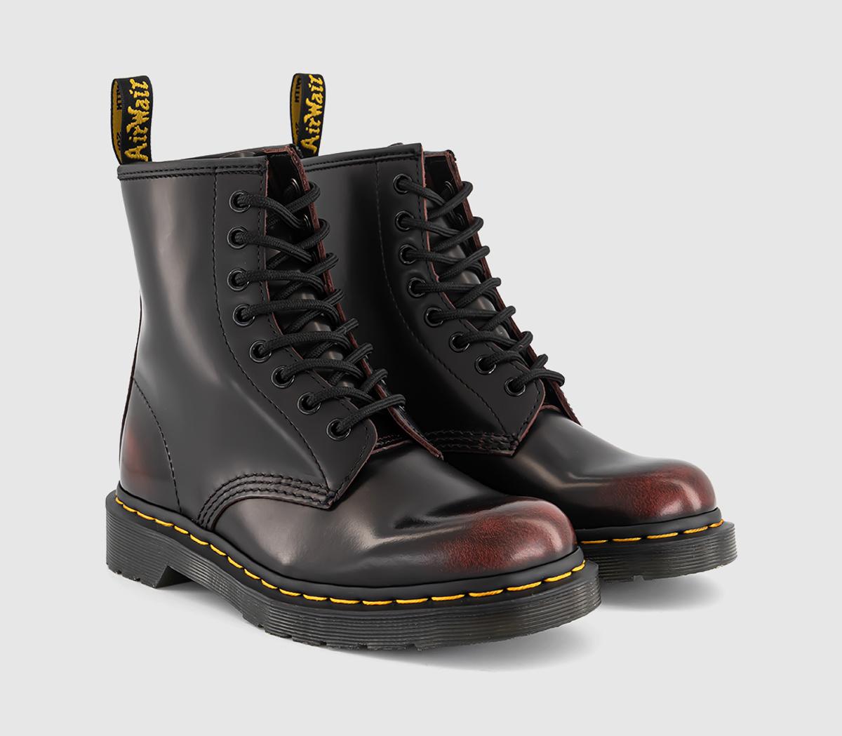 Dr. Martens8 Eyelet Lace Up BootsCherry Red Arcadia