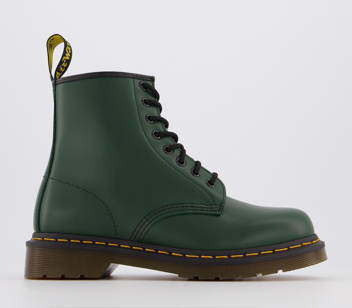 Dr. Martens8 Eyelet Lace Up BootsGreen