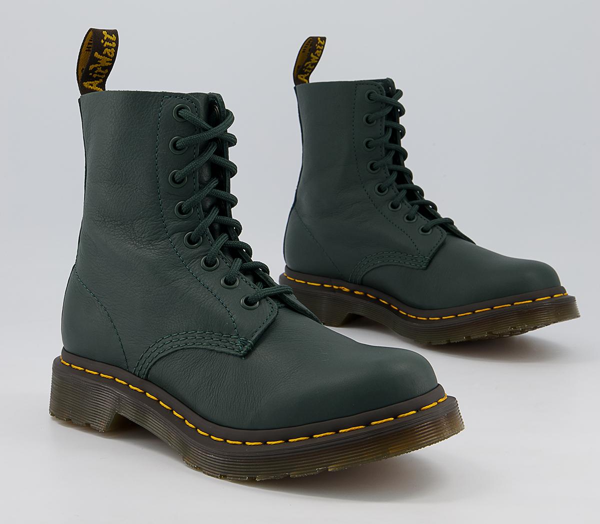 Dr. Martens8 Eyelet Lace Up BootsPine Green Virginia