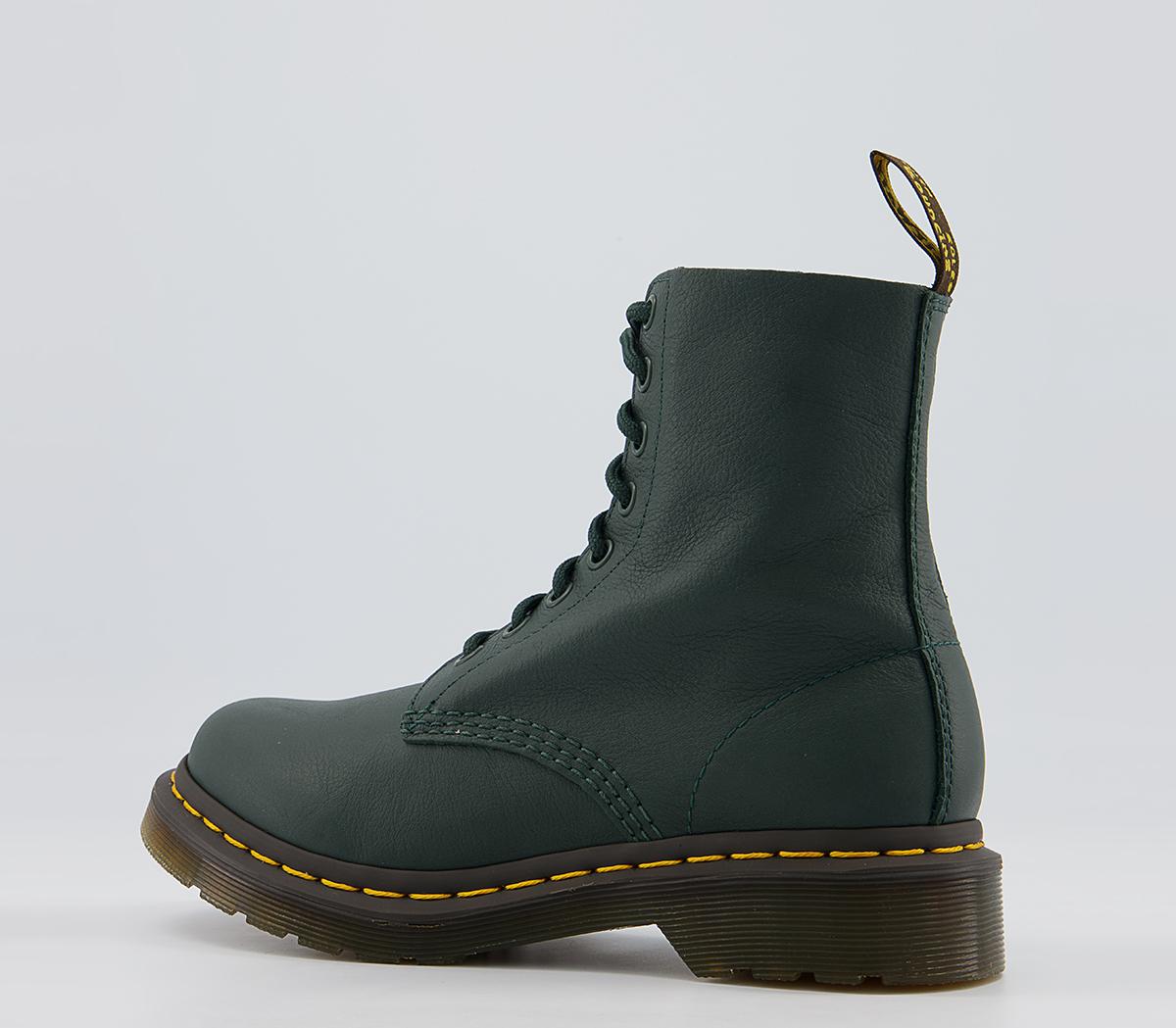 Dr. Martens8 Eyelet Lace Up BootsPine Green Virginia