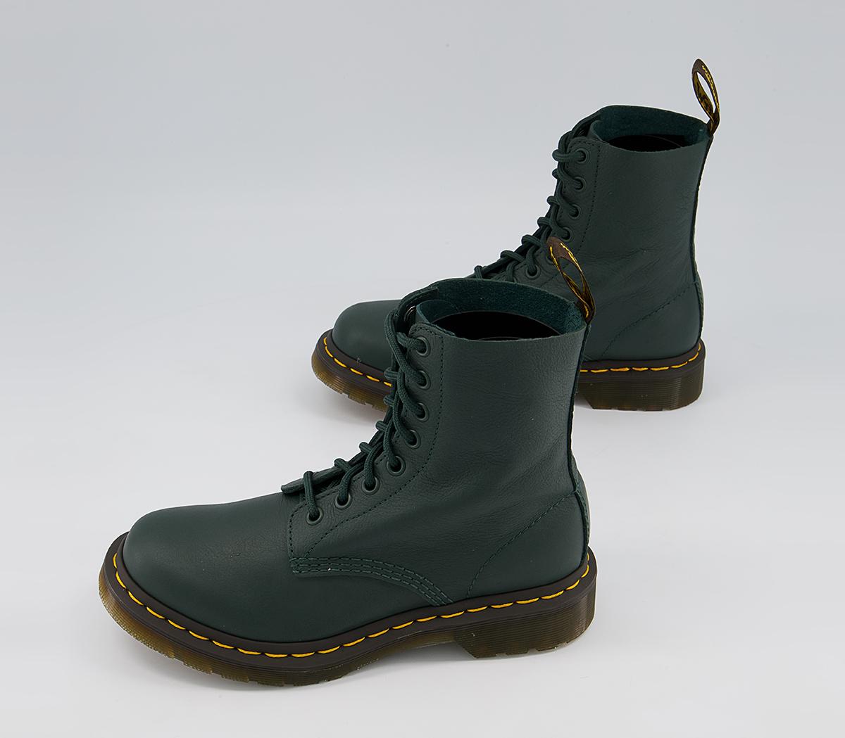 Dr. Martens8 Eyelet Lace Up BootsPine Green Virginia
