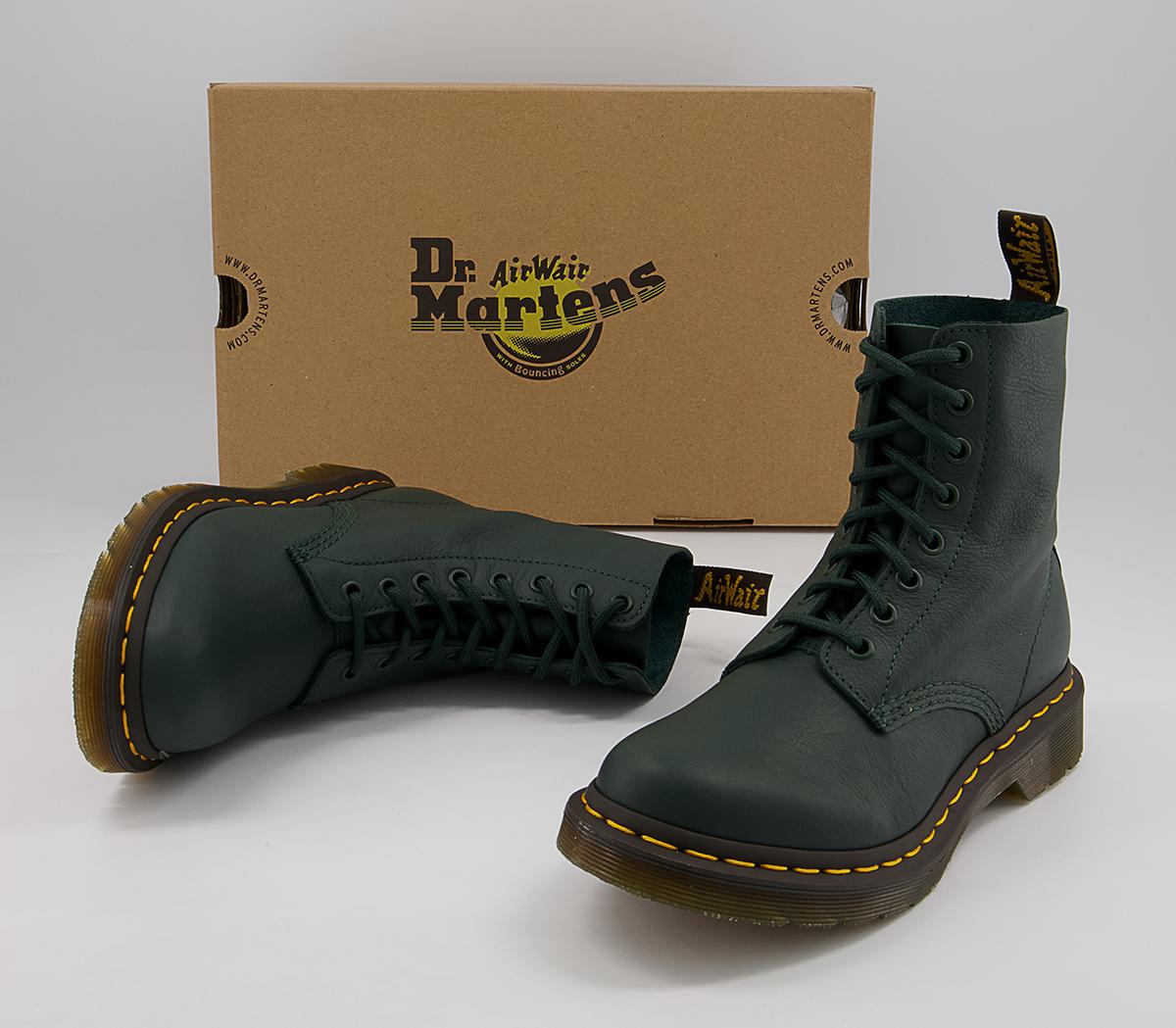 Dr. Martens8 Eyelet Lace Up BootsPine Green Virginia