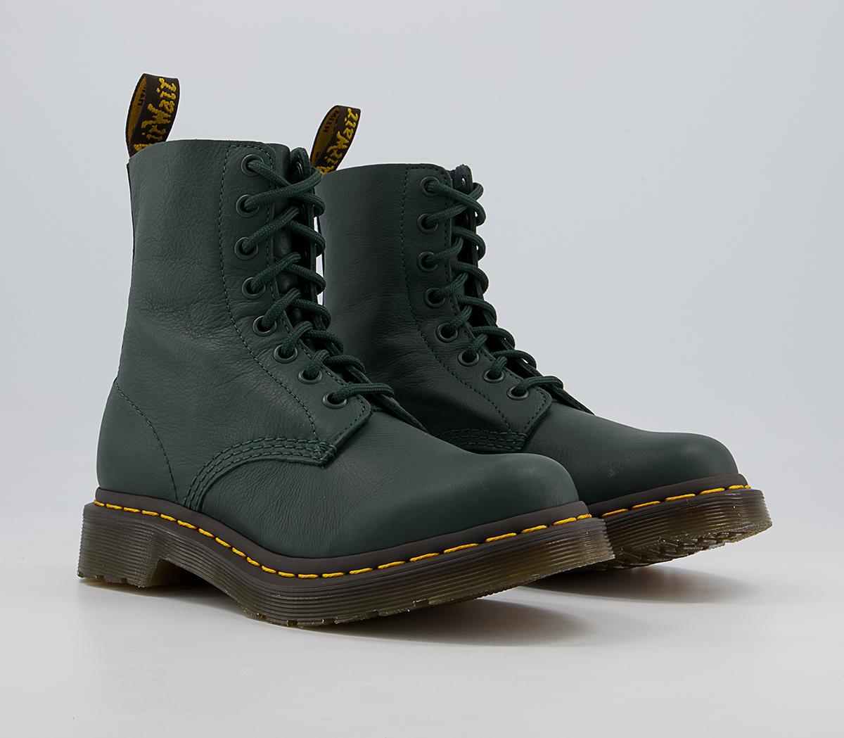Dr. Martens8 Eyelet Lace Up BootsPine Green Virginia