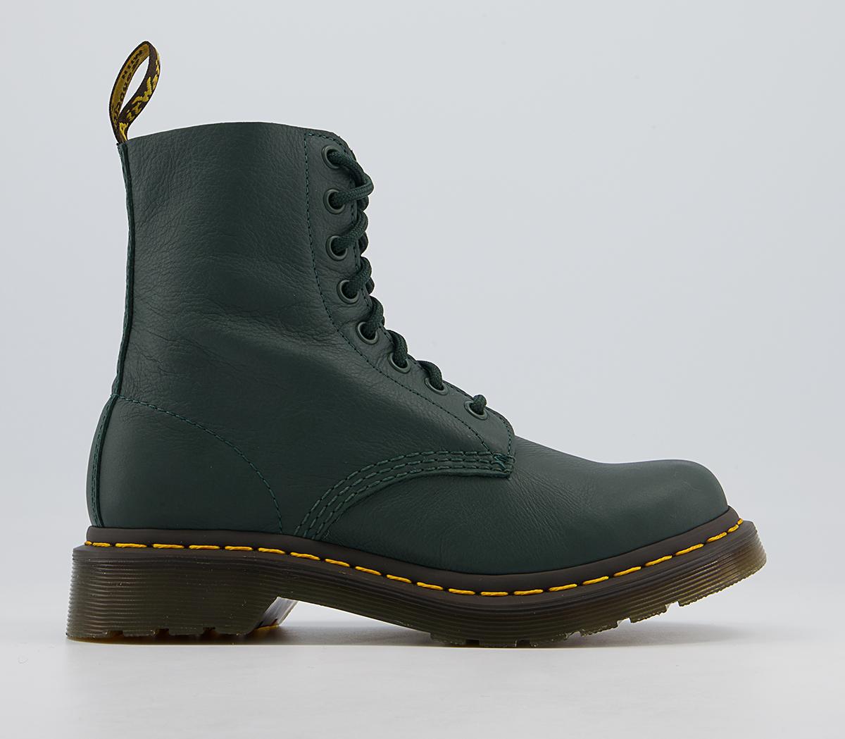 Dr. Martens8 Eyelet Lace Up BootsPine Green Virginia