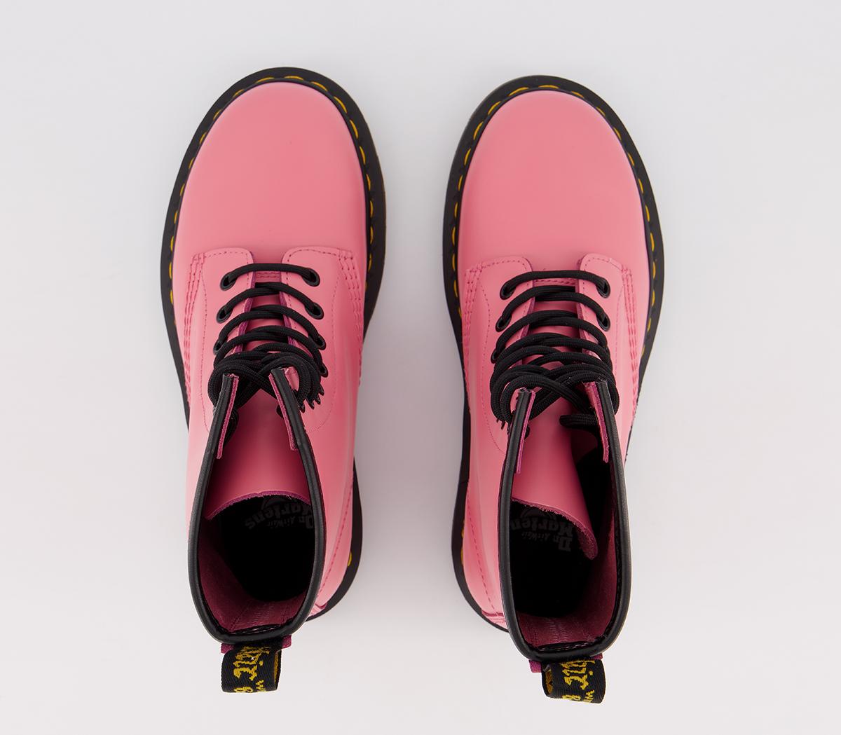 Dr. Martens8 Eyelet Lace Up BootsAcid Pink Smooth