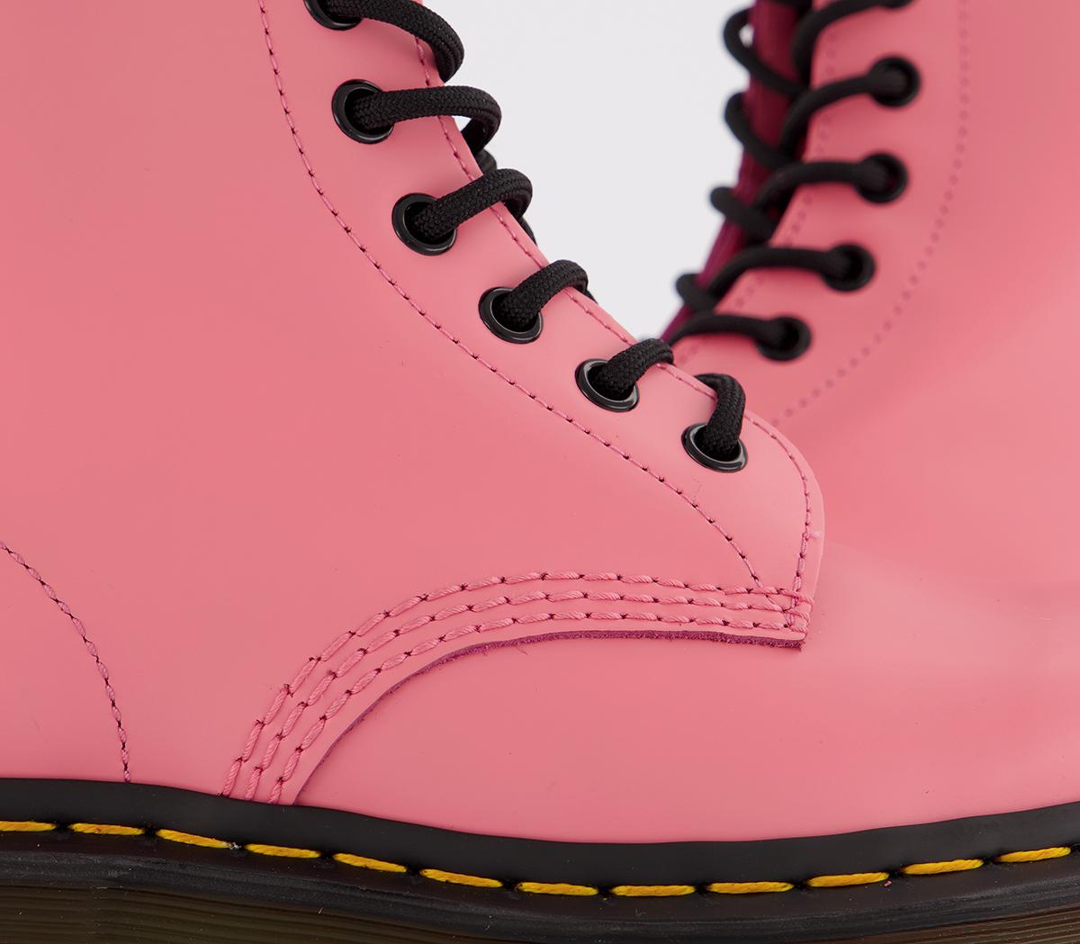 Dr. Martens8 Eyelet Lace Up BootsAcid Pink Smooth