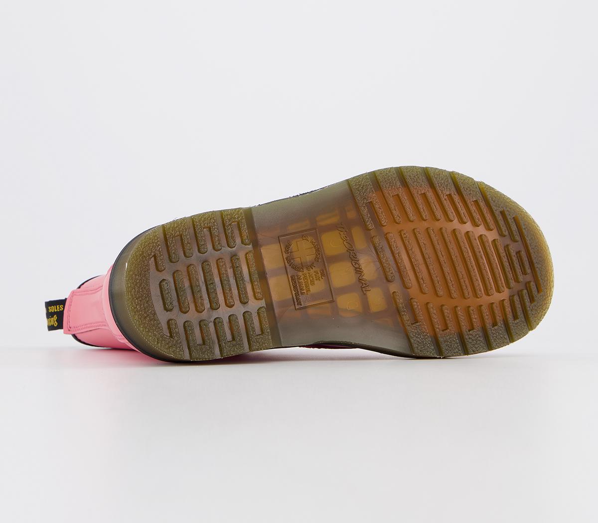 Dr. Martens8 Eyelet Lace Up BootsAcid Pink Smooth