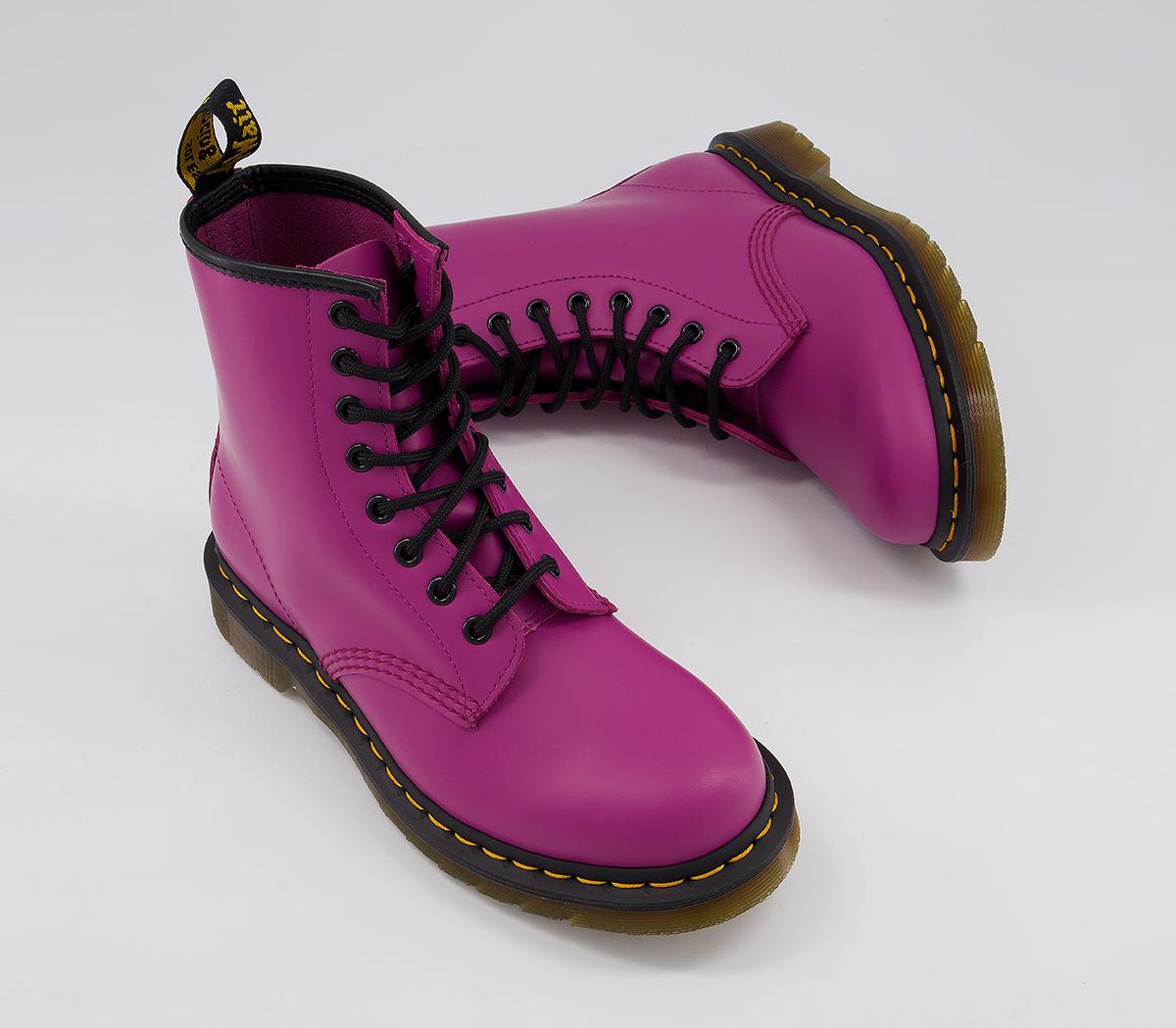 Dr. Martens 8 Eyelet Lace Up Boots Dr. Martens 8 Eyelet Lace Up Boots Fuchsia