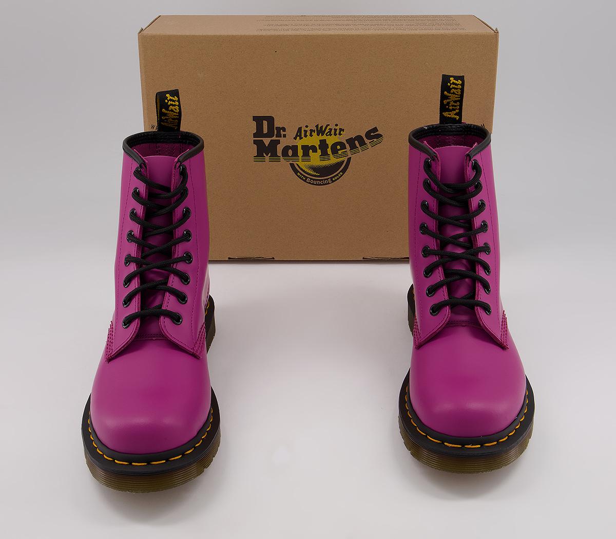 Dr. Martens 8 Eyelet Lace Up Boots Dr. Martens 8 Eyelet Lace Up Boots Fuchsia