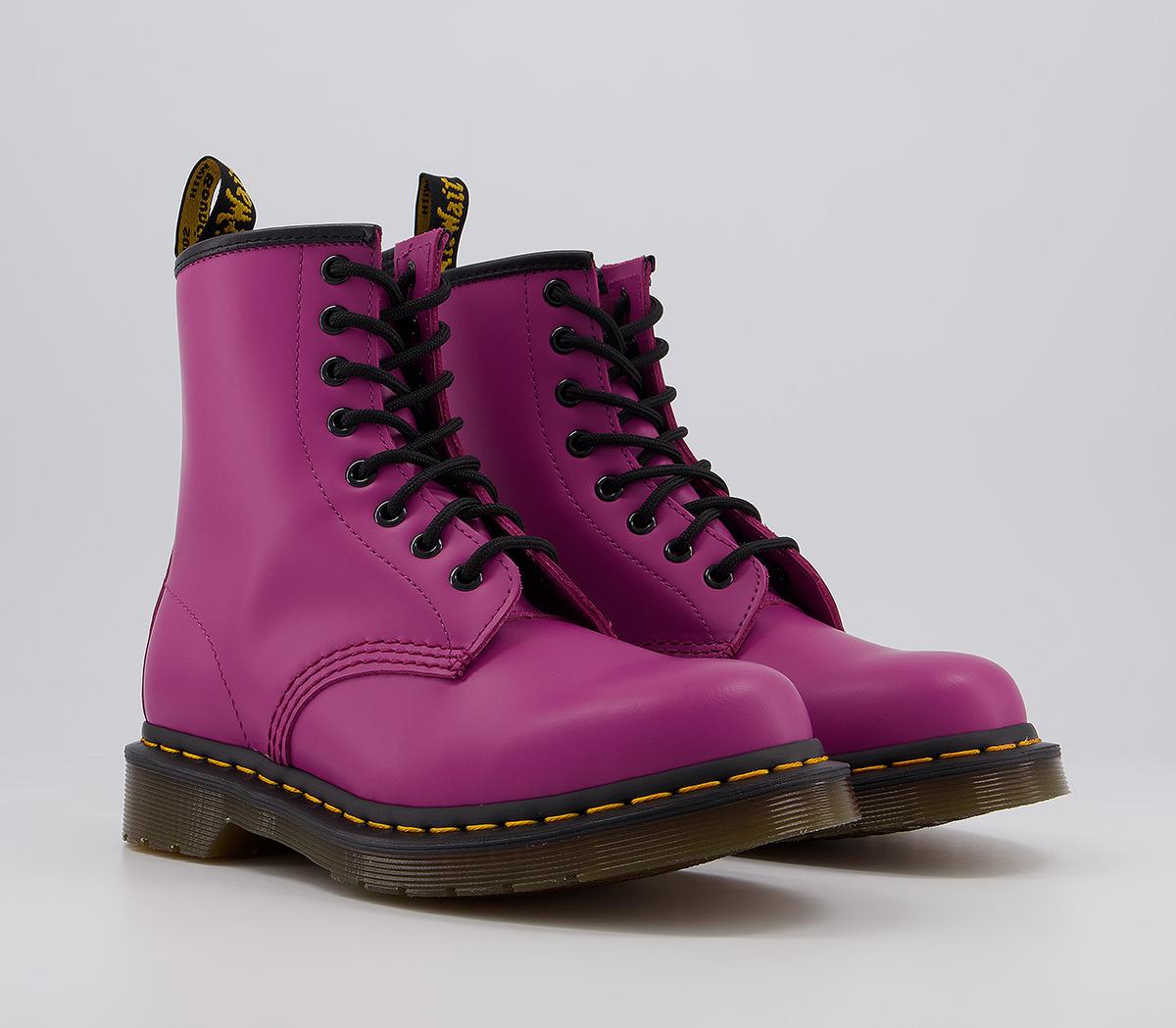 Dr. Martens 8 Eyelet Lace Up Boots Dr. Martens 8 Eyelet Lace Up Boots Fuchsia