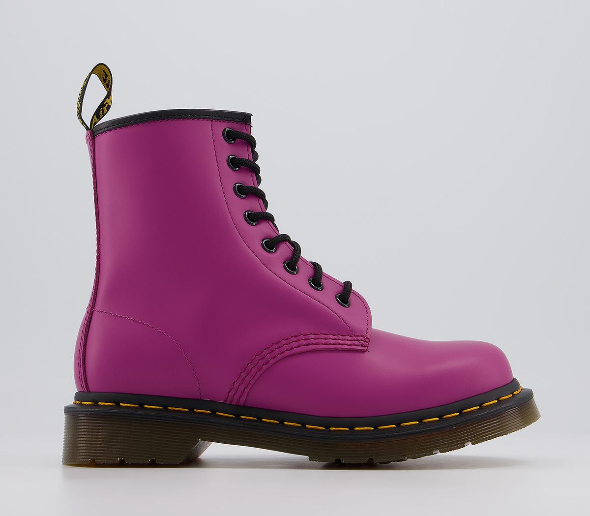 Dr. Martens 8 Eyelet Lace Up Boots Dr. Martens 8 Eyelet Lace Up Boots Fuchsia