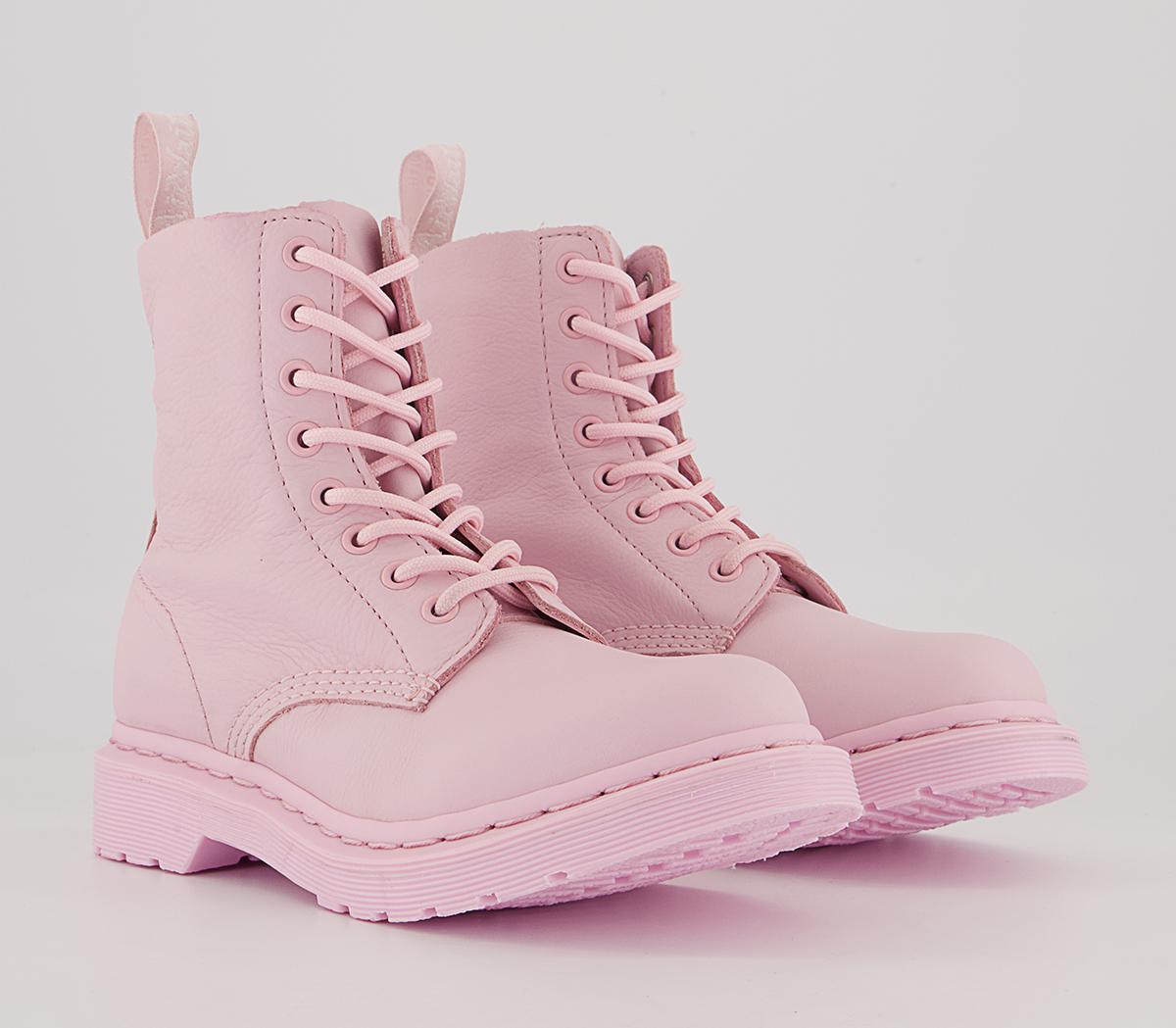 Dr. Martens8 Eyelet Lace Up BootsChalk Pink Virgina