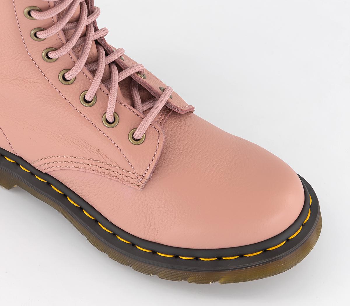 Dr. Martens 8 Eyelet Lace Up Boots Dr. Martens 8 Eyelet Lace Up Boots Peach Beige Virginia
