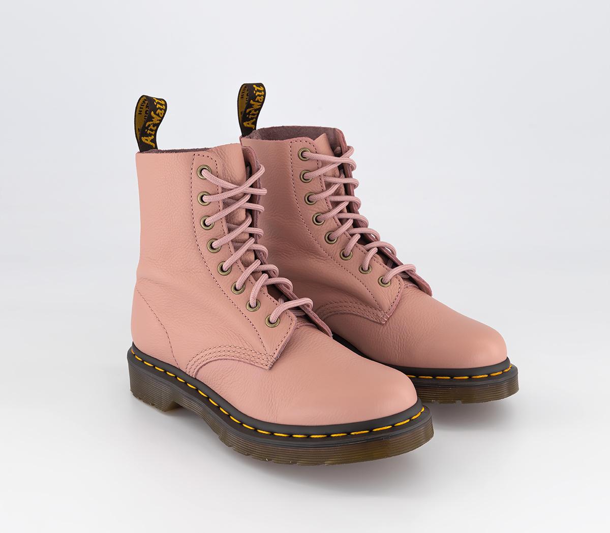 Dr. Martens 8 Eyelet Lace Up Boots Dr. Martens 8 Eyelet Lace Up Boots Peach Beige Virginia