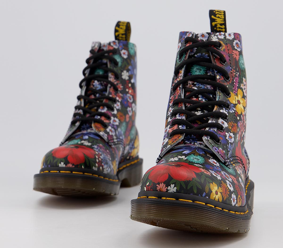 Dr. Martens8 Eyelet Lace Up BootsWanderlust Floral
