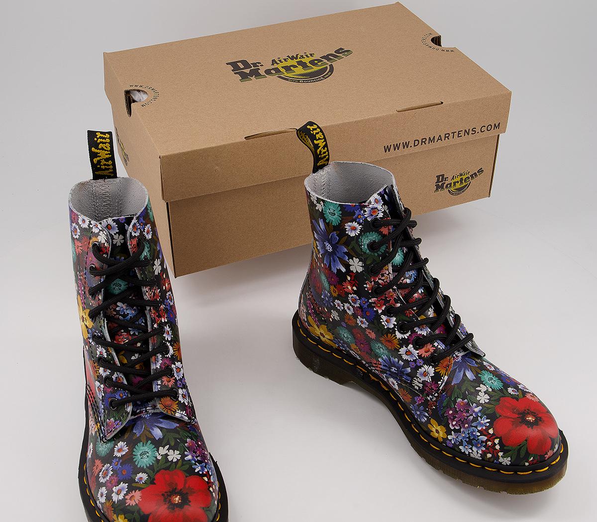 Dr. Martens8 Eyelet Lace Up BootsWanderlust Floral
