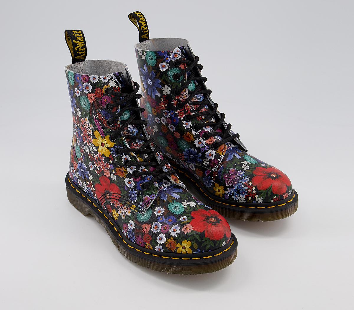 Dr. Martens8 Eyelet Lace Up BootsWanderlust Floral