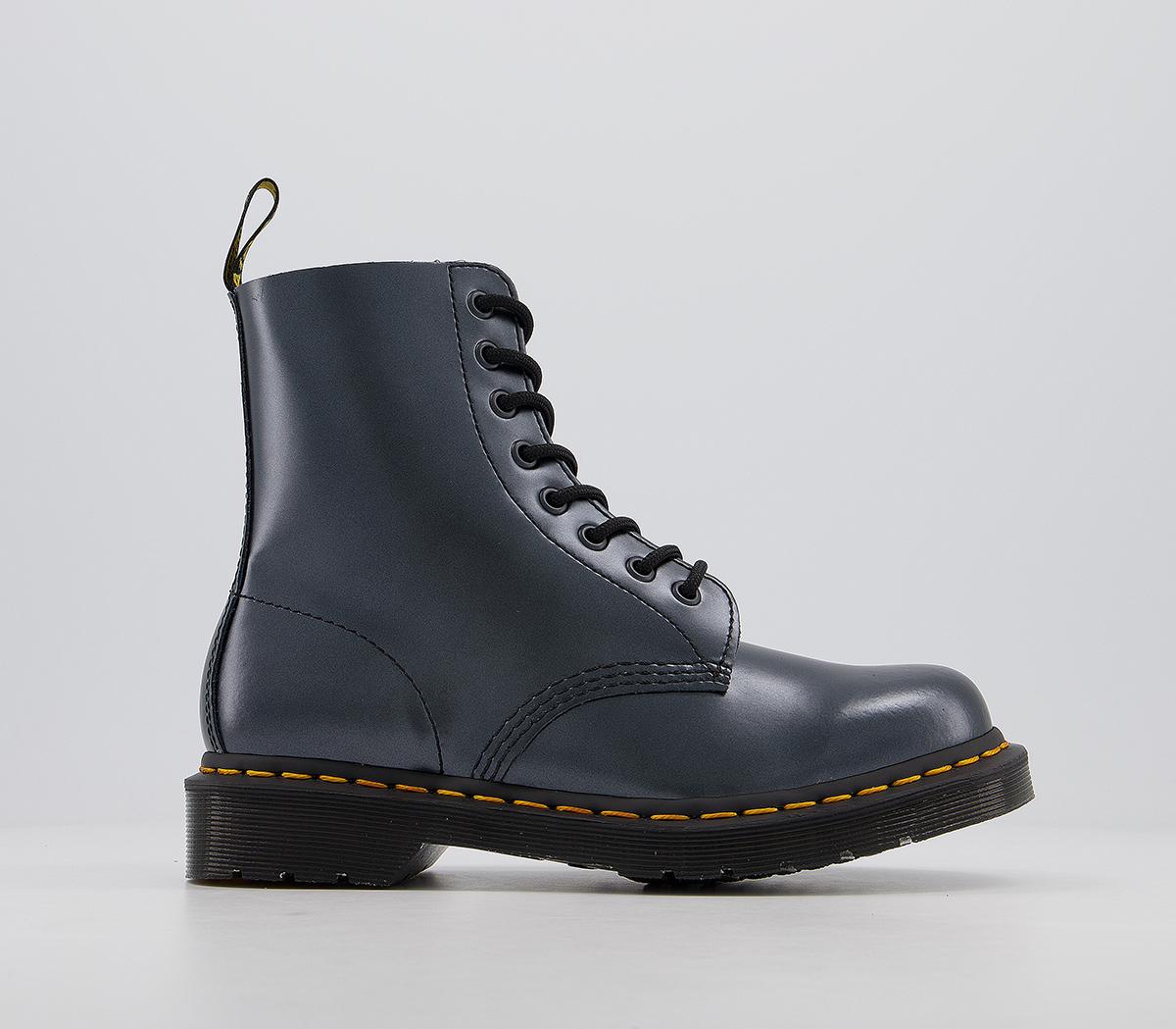 Dr. Martens8 Eyelet Lace Up BootsChroma Silver