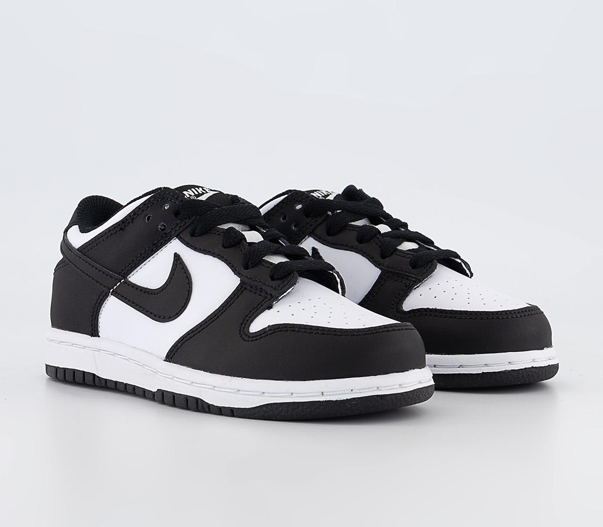 Nike Kids Dunk Low Ps Trainers White Black White, 12 Youth