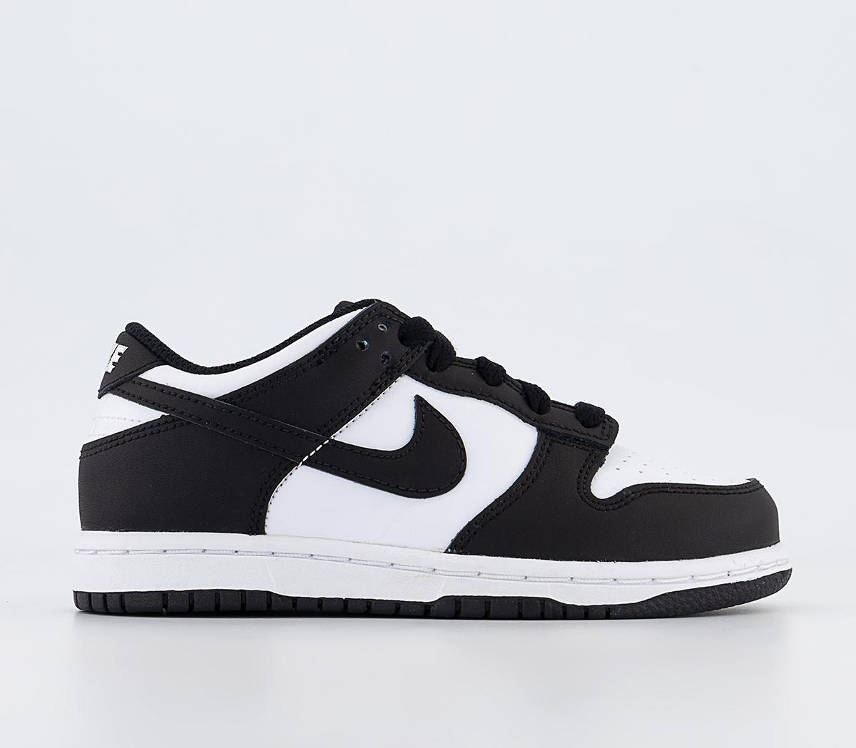 Kids Dunk Low Ps Trainers White Black White