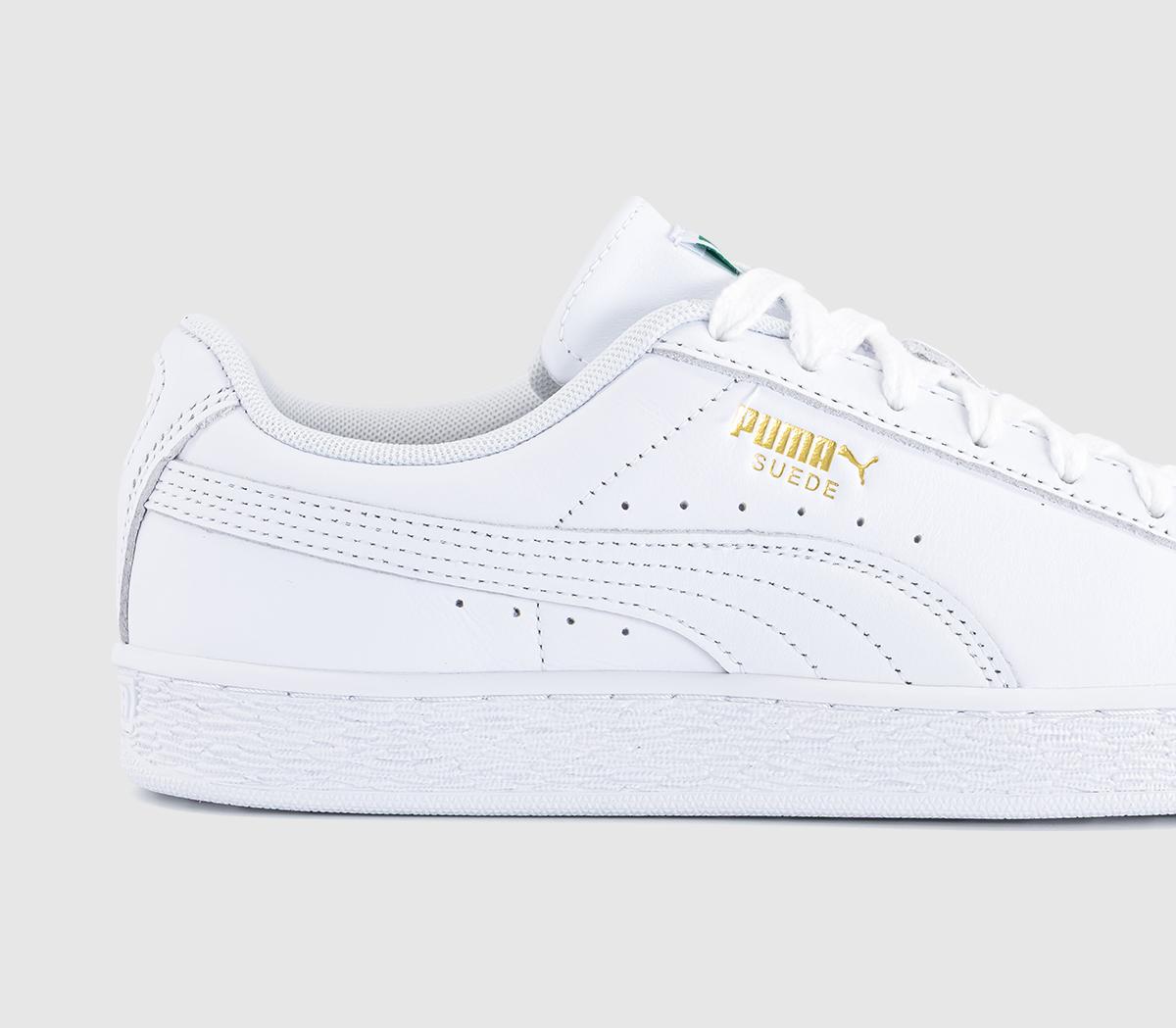 PUMASuede Classic TrainersWhite Archive Green